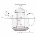 Handmade Borosilicate Glass Teapot to Brewing Tea